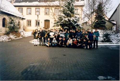 Jugendkapelle 1999 an Heiligabend